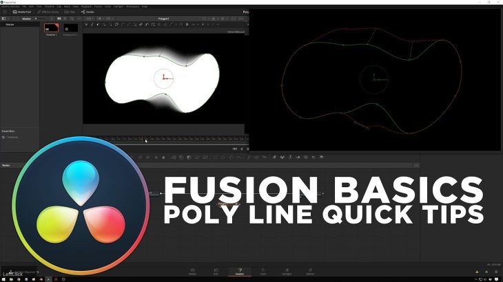 【Davinci resolve 17】Davinci Resolve Fusion Basics – Polyline Quick Tips
