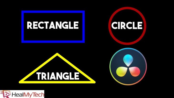 【Davinci resolve 17】DaVinci Resolve 15 | Draw A Rectangle Or Circle Or Triangle In Fusion | Draw A Border Of Any Shape