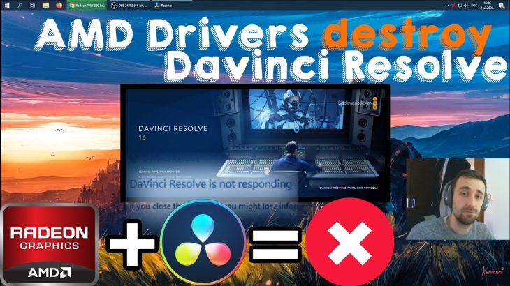 【Davinci resolve 17】Davinci Resolve keeps crashing on startup FIX downgrading AMD drivers