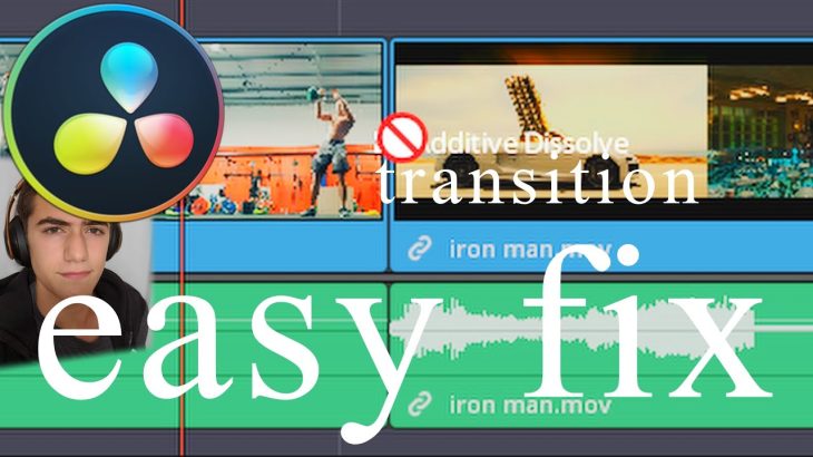 【Davinci resolve 17】Davinci resolve 17 how to fix transition without cutting the clips