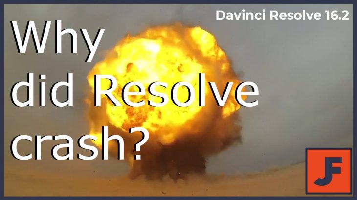 【Davinci resolve 17】Resolve Crashed – WHY?  Troubleshooting Davinci Resolve 16.2