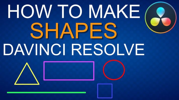 【Davinci resolve 17】How to make Shapes | DaVinci Resolve Fusion