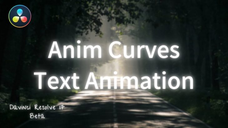 【Davinci resolve 17】Advanced Part2 – Anim Curves を使って可変長のテキストアニメーションを作る方法. / DaVinci Resolve ダビンチリゾルブ 17 Fusion