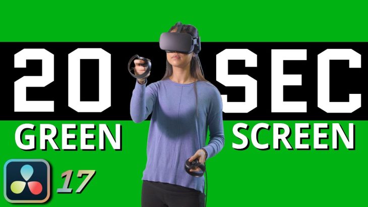 【Davinci resolve 17】20 Sec Green Screen in DaVinci Resolve 17
