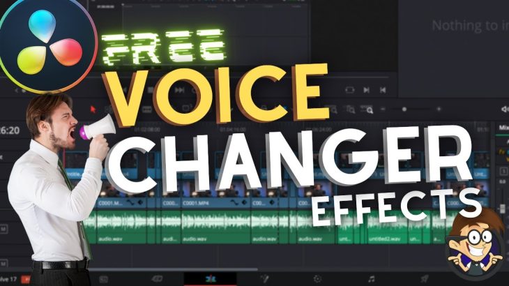 【Davinci resolve 17】4 FREE Funny VOICE CHANGER effects in Davinci Resolve – Tutorial