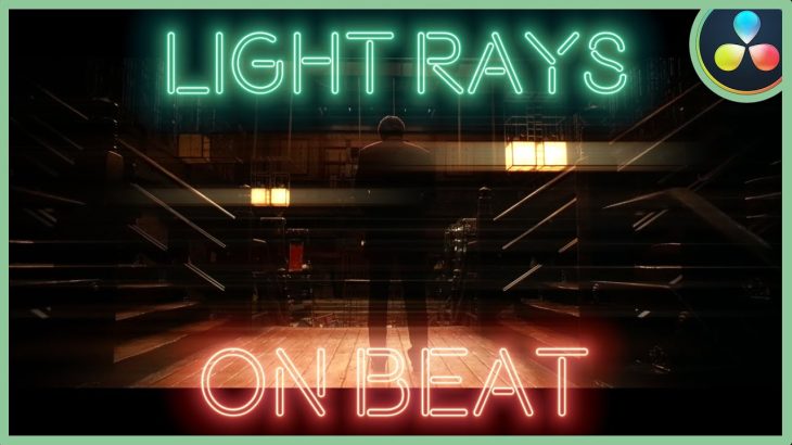 【Davinci resolve 17】How To Make The Light Rays On Beat Effect | DaVinci Resolve 17 |