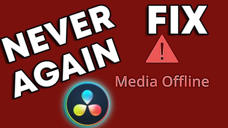 【Davinci resolve 17】How To Fix Media Offline In Davinci Resolve 17