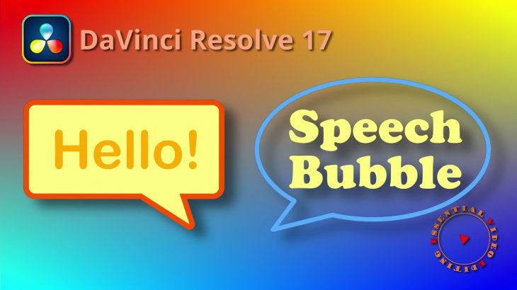 【Davinci resolve 17】Create and Reuse Speech Bubble Macro Templates with Fusion 2D Shapes in Davinci Resolve 17