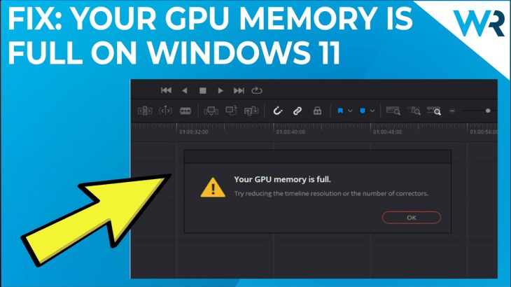 【Davinci resolve 17】Your GPU memory is full? Try these fixes to resolve it!