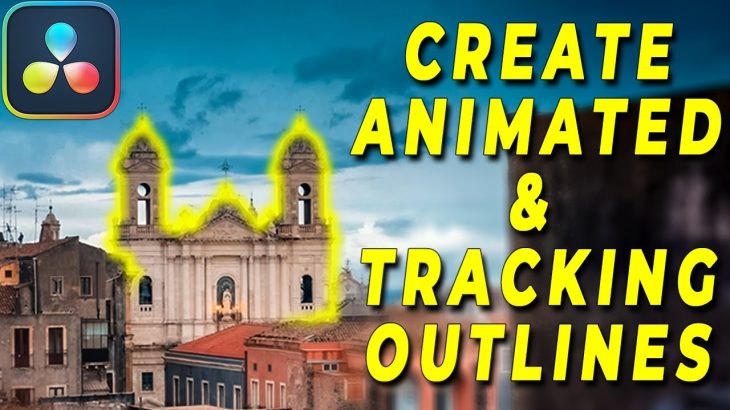 【Davinci resolve 17】EASY Fusion OUTLINES – Static, Animated & Tracking | Basic to Advanced in DaVinci Resolve 17