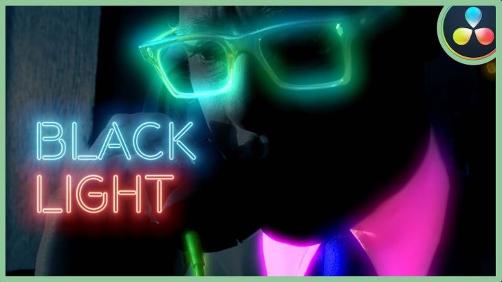 【Davinci resolve 17】Black Light Effect | DaVinci Resolve 17 |