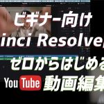 【DaVinci Resolve 17】ビギナー向け｜一本の動画が出来るまでのワークフローを公開！