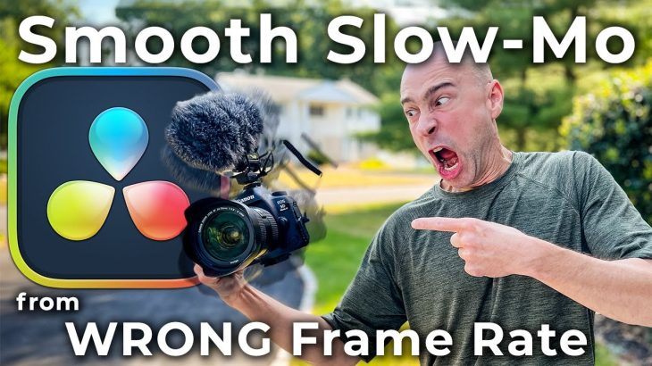【Davinci resolve 17】Create SMOOTH Slow Motion from WRONG (24fps) Frame Rate | DaVinci Resolve 18 to the Rescue!