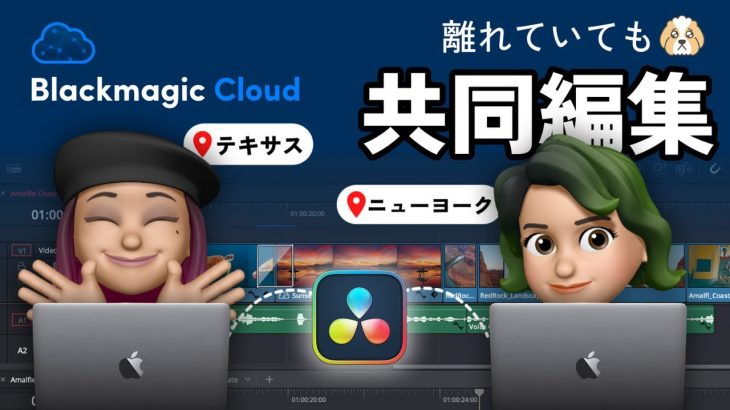 【Davinci resolve 18】リモート編集チームに革命！クラウドで共同編集ができるようになるよ☁️ Davinci Resolve 18 Blackmagic Cloud