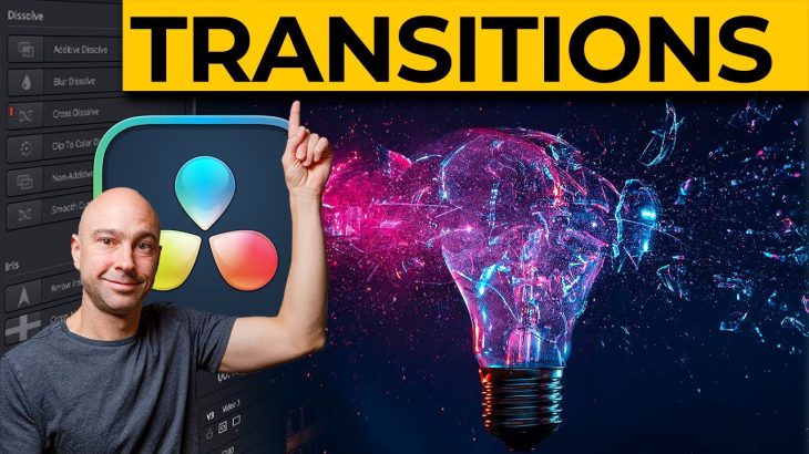 【Davinci resolve 18】DaVinci Resolve 18 TRANSITIONS for Beginners | EVERYTHING You NEED to Know | CRASH COURSE