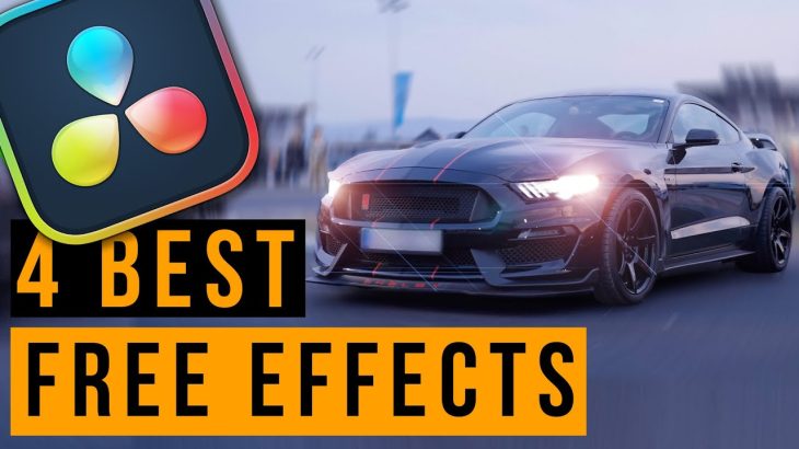 【Davinci resolve 17】4 Best Free Effects In Davinci Resolve