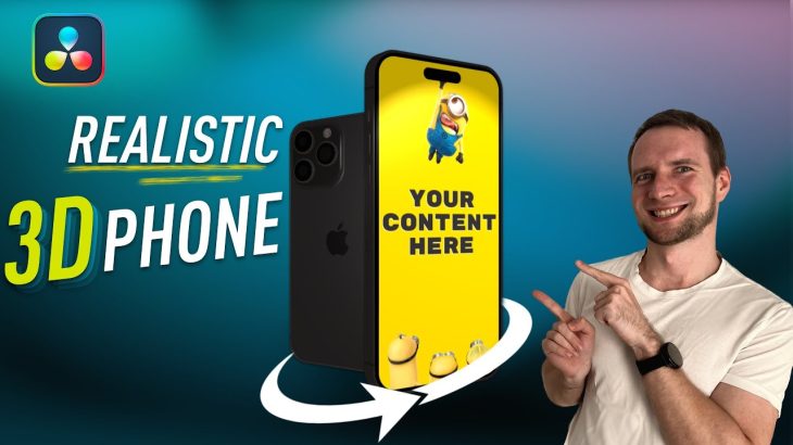 【Davinci resolve 17】Create Jaw-Dropping 3D Phone Mockups in Davinci Resolve — Here’s How!