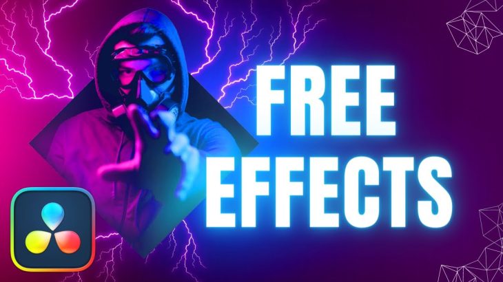 【Davinci resolve 18】5 FREE Effects Under 200 Seconds in Davinci Resolve 18 (tutorial)