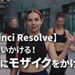 【Davinci resolve 17】【DaVinci Resolve 18.6】顔を追いかける！動画にモザイクをかけよう