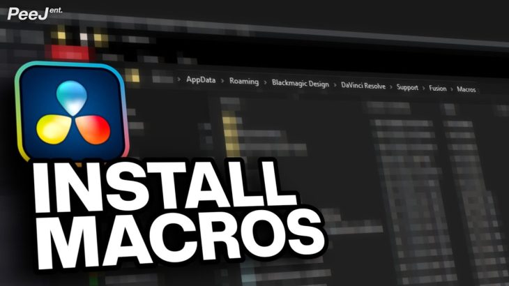 【Davinci resolve 17】DaVinci Resolve | Where to Install Macro Nodes for Fusion