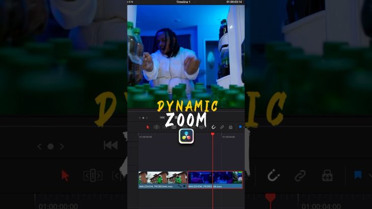 【Davinci resolve 18】Dynamic Zoom effect in DaVinci Resolve