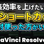 【Davinci resolve 17】【無料版ダビンチ】編集効率を10倍！初心者が最初に覚えるべき必須ショートカット15選 | DaVinci Resolve動画編集