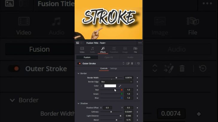 【Davinci resolve 17】NEW FEATURE! Add Outline & Drop Shadow! – DaVinci Resolve