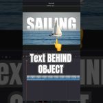 【Davinci resolve 17】Put Text BEHIND an Object – DaVinci Resolve