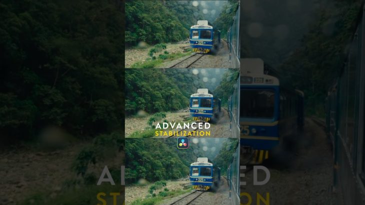 【Davinci resolve 18】Advanced stabilization in DaVinci Resolve