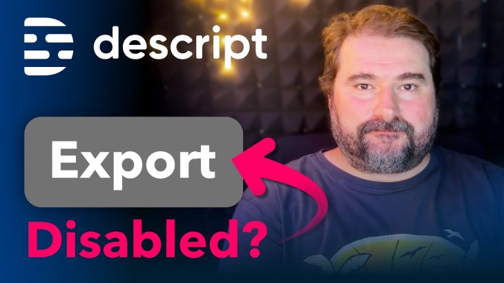 【Davinci resolve 17】FIX: Descript Export Greyed Out or Disabled?