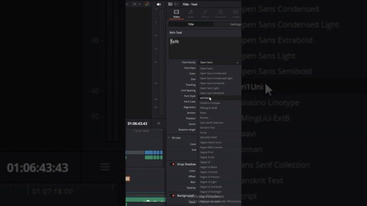 【Davinci resolve 17】DaVinci Resolve Text Trick | Change Color  Titles #davinciresolve #TextEditing #ResolveTextTrick