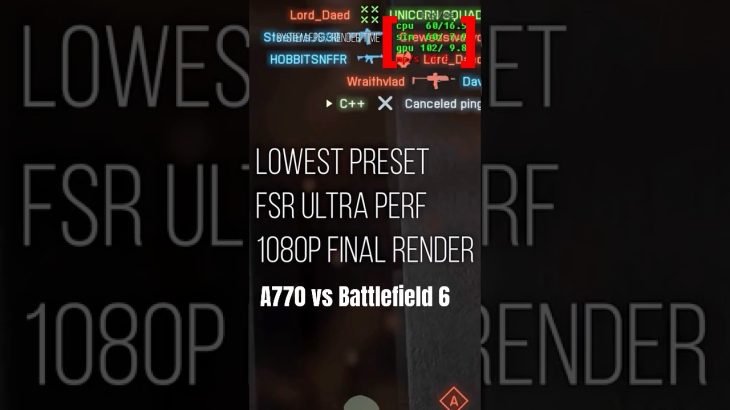【Davinci resolve 17】Intel Arc A770 16GB vs Battlefield 6