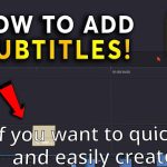 【Davinci resolve 18】Automatic Subtitles! | Davinci Resolve Tutorial