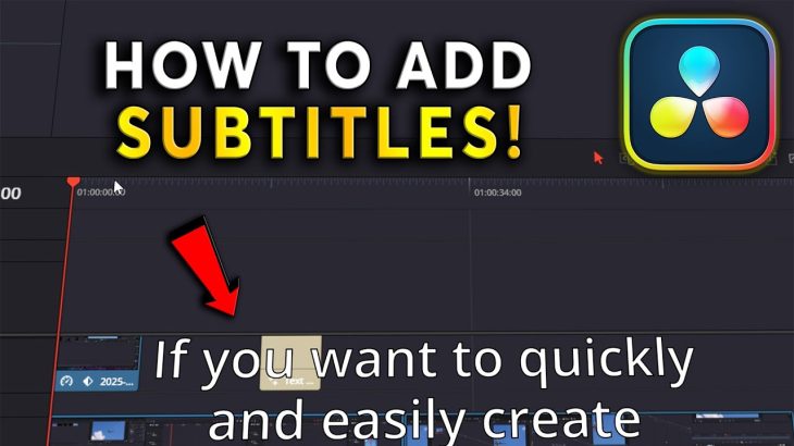 【Davinci resolve 18】Automatic Subtitles! | Davinci Resolve Tutorial